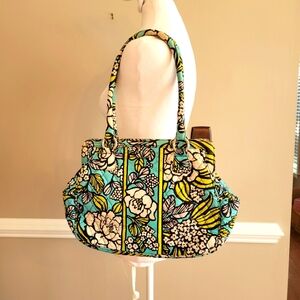 Vera Bradley Island Blooms Floral Patterned Tote Shoulder Bag